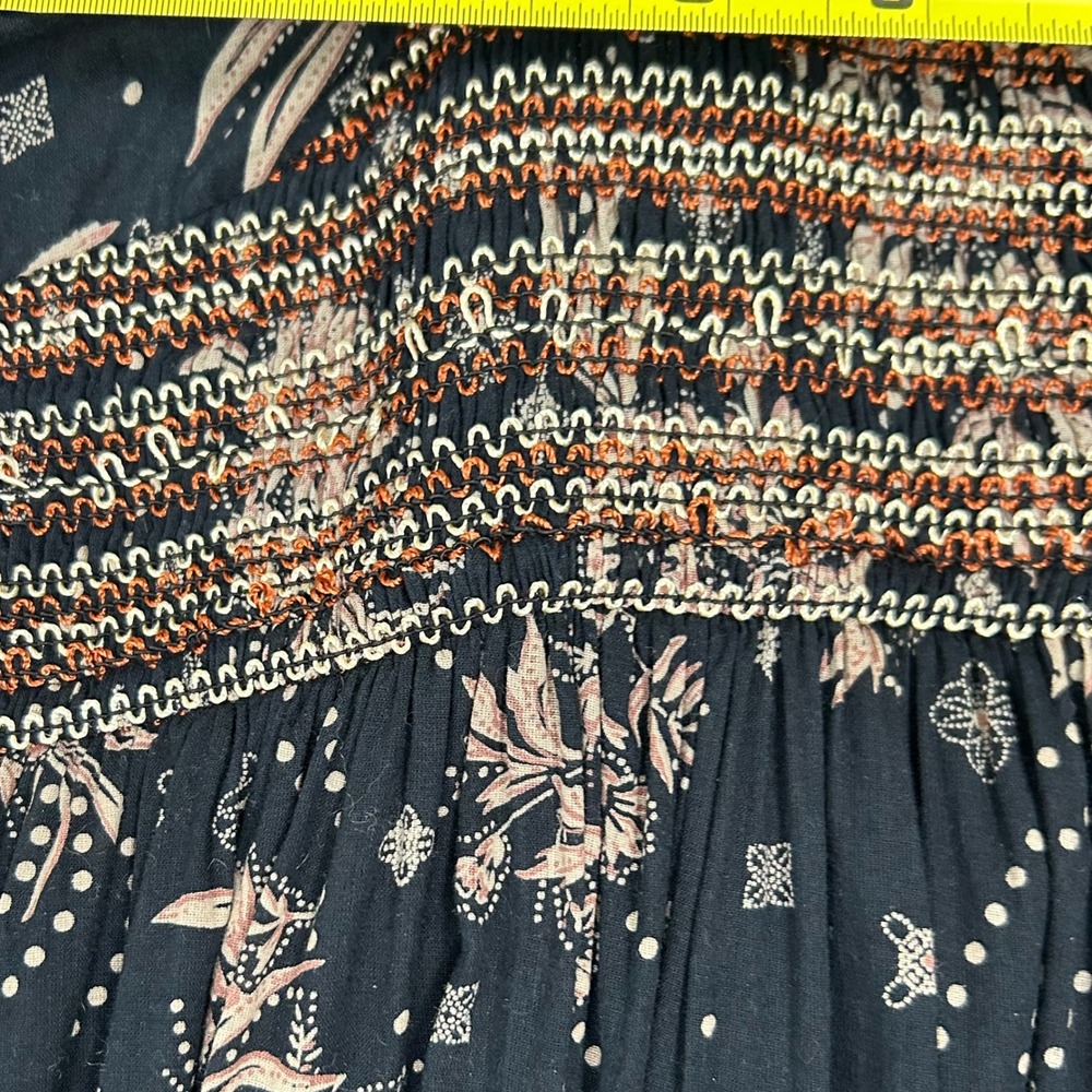Free People black and Blush Floral Maxi Dress - Picture 11 of 11